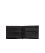 ROCCOBAROCCO VERTIGO Leather wallet with flap black - Men’s Wallets - 3