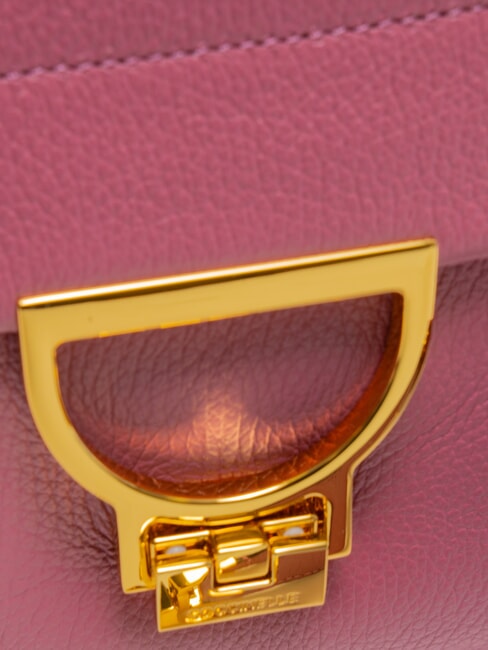 ARLETTIS SIGNATURE Leather bag with shoulder strap pulp pink - Women’s Bags