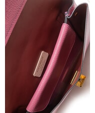 COCCINELLE ARLETTIS SIGNATURE Leather bag with shoulder strap pulp pink - Women’s Bags - 5
