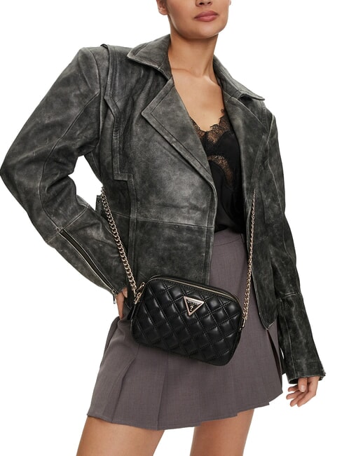 GIULLY giully borsa camera case Mini Camera Bag over the shoulder BLACK - Women’s Bags