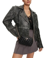 GUESS GIULLY giully borsa camera case Mini Camera Bag over the shoulder BLACK - Women’s Bags - 4