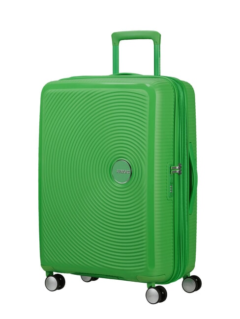 SOUNDBOX SPINNER Medium trolley, expandable grass green - Rigid Trolley Cases