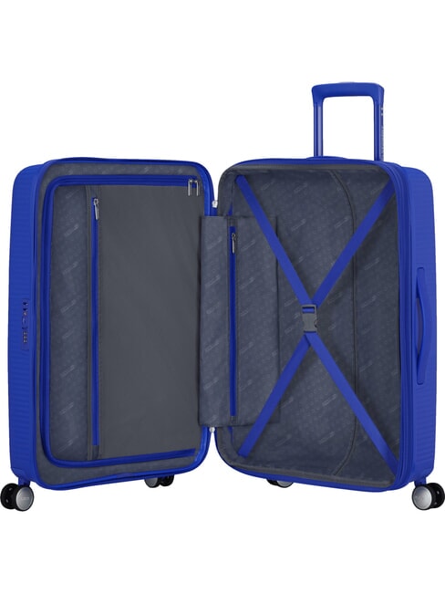 SOUNDBOX SPINNER Medium trolley, expandable COBALT - Rigid Trolley Cases