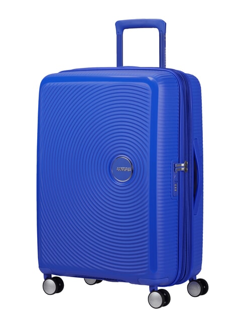 SOUNDBOX SPINNER Medium trolley, expandable COBALT - Rigid Trolley Cases