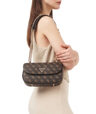 GUESS ECO ERICA Shoulder bag / crossbody bag brown - Women’s Bags - 5