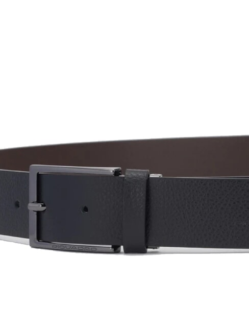 MODUS RESTYLING Reversible leather belt black brown - Belts
