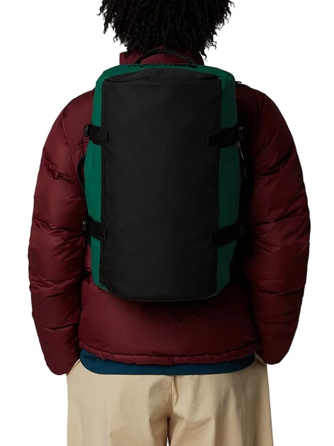 BASE CAMP XS Travel Bag / Backpack evergreen/tnf black - Duffle bags