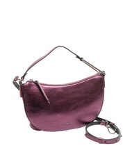 COCCINELLE PRISCILLA PEPIT Small pearl leather bag pulp pink - Women’s Bags - 2
