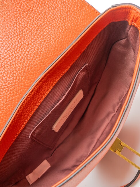 BEAT SOFT Mini bag in hammered leather tangerines - Women’s Bags