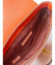 COCCINELLE BEAT SOFT Mini bag in hammered leather tangerines - Women’s Bags - 5