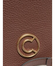 COCCINELLE LEILANI Leather handbag with shoulder strap carob - Women’s Bags - 4