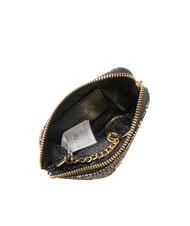 BORBONESE CLASSICA Coin case with key ring OP / NATURAL / BLACK - Key holders - 2