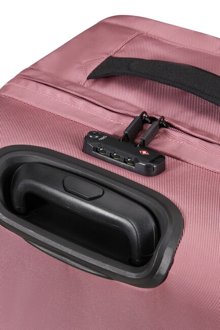 URBAN TRACK Medium trolley bag lilac pink - Semi-rigid Trolley Cases
