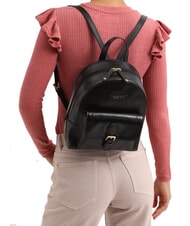 THE BRIDGE GIOVANNA Leather backpack Black Gold - Women’s Bags - 4