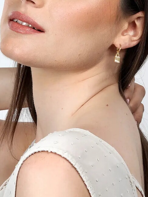 TALISMANI  Crystal earrings gold - Earrings