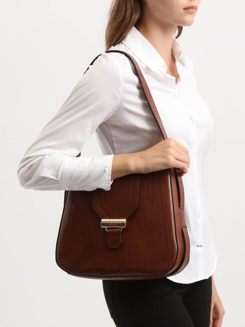 BENEDETTA  Shoulder bag, leather BROWN - Women&rsquo;s Bags