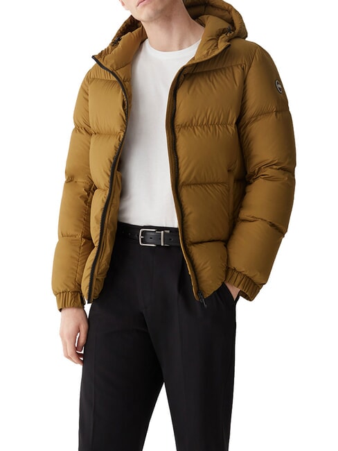 OUTCOME Down jacket with hood marsh - Men's down jackets