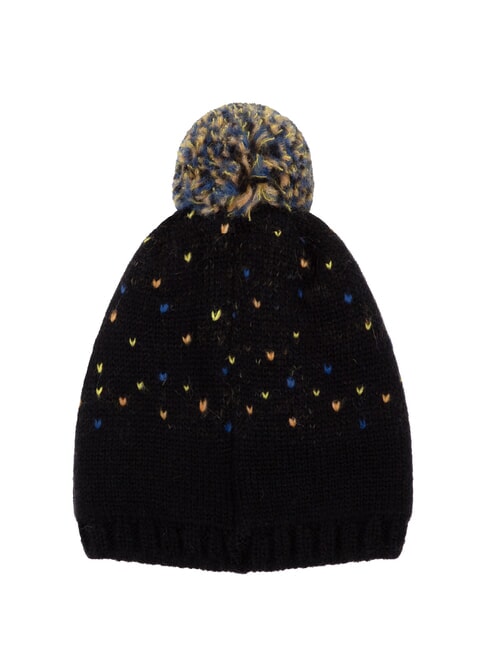 CHARMY KIDS Hat with pom pom black-cobalt-tangier - Baby Hat