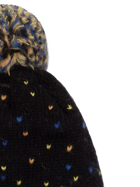 CHARMY KIDS Hat with pom pom black-cobalt-tangier - Baby Hat