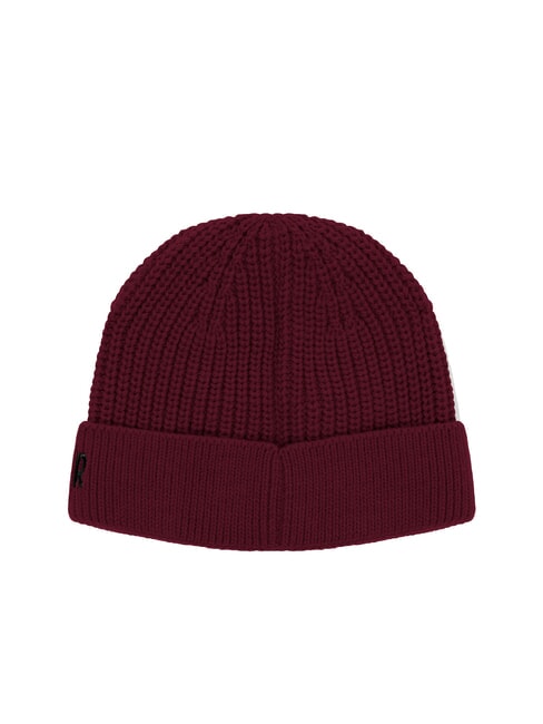 ARTHUR Knitted hat with cuff crimson - Hats