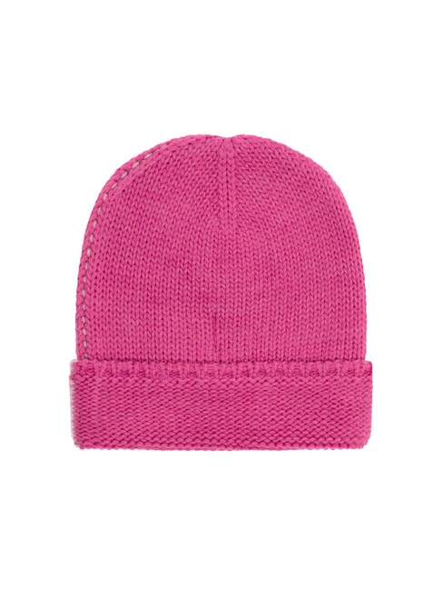 ARTHUR Two-tone hat with cuff rosy blossom-framboi - Hats