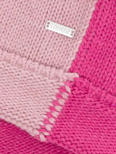 ARTHUR Two-tone hat with cuff rosy blossom-framboi - Hats