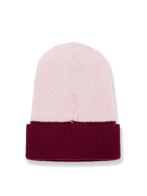 KARMA Ribbed cuffed hat pale pink-garnet - Hats
