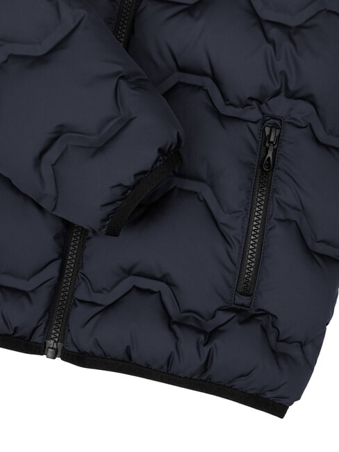 UNCOMMON Quilted down jacket with hood navy blue - Baby Jackets