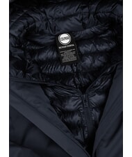 COLMAR SURROUNDING Long padded jacket with hood navy blue - Women's Jackets - 3