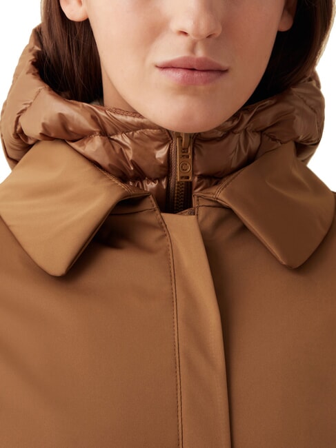 SURROUNDING Long padded jacket with hood mushroom - Women's Jackets