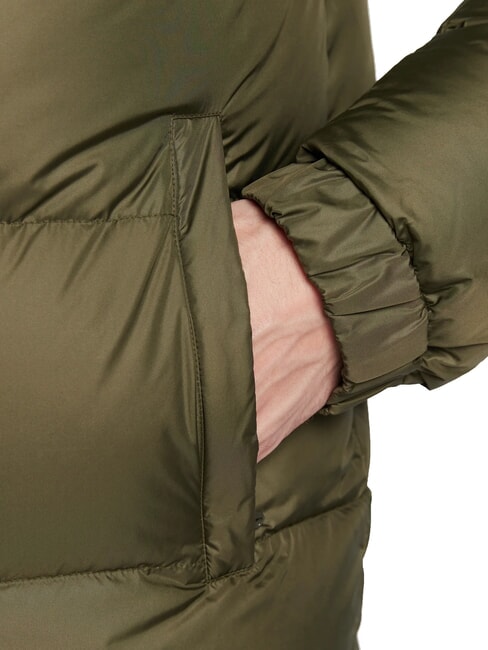 E CONCRETE Down jacket with hood bush - Men's down jackets