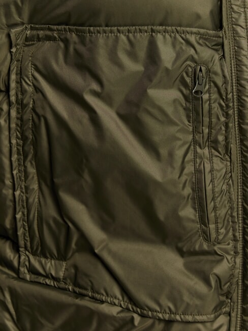 E CONCRETE Down jacket with hood bush - Men's down jackets