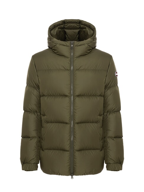 E CONCRETE Down jacket with hood bush - Men's down jackets