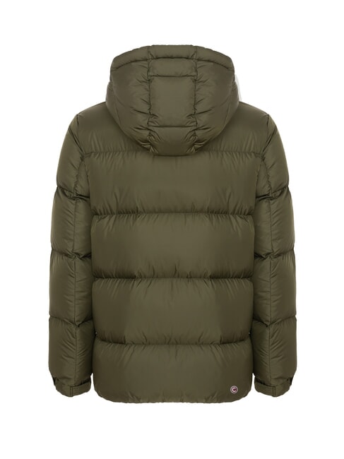 E CONCRETE Down jacket with hood bush - Men's down jackets