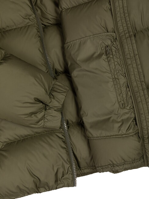 E CONCRETE Down jacket with hood bush - Men's down jackets