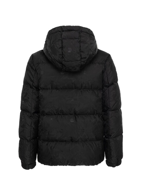 DAZZLE Down jacket with hood black black - Men's down jackets