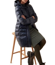 COLMAR FRIENDLY Long quilted down jacket navy blue - Women's down jackets - 4