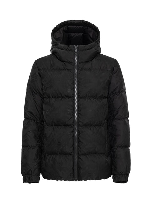 DAZZLE Down jacket with hood black black - Men's down jackets