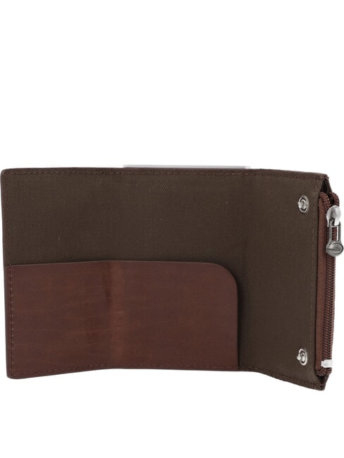 STORY  Leather card holder brown 14/ruthenium palladium - Men’s Wallets