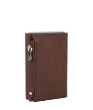 THE BRIDGE STORY  Leather card holder brown 14/ruthenium palladium - Men’s Wallets - 3