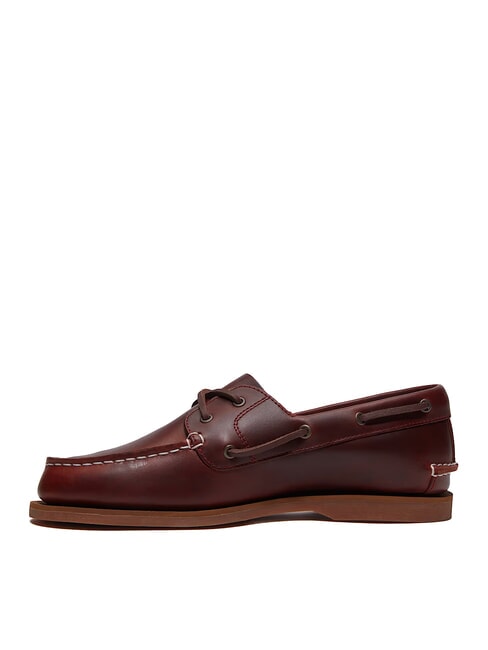 CLASSIC BOAT  Leather boat shoes burgundy full grain - Women&rsquo;s shoes