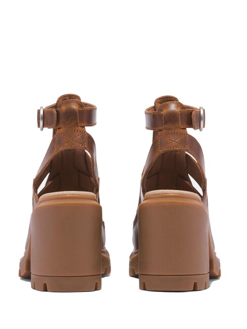 ALLINGTON High leather sandals full grain rust - Women&rsquo;s shoes