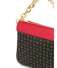 POLLINI HERITAGE CLASSIC Shoulder bag with shoulder strap black lacquer - Women’s Bags - 4