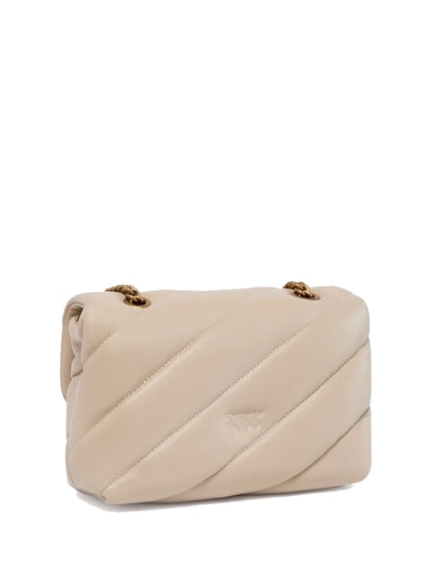 MINI LOVE BAG Nappa bag beige-smoky gray-antique gold - Women&rsquo;s Bags