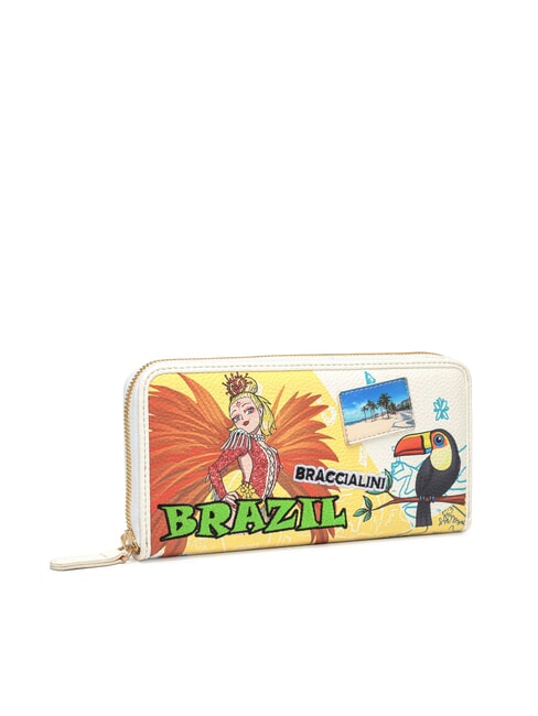 CARTOLINE Brazil Zip Around Wallet multi - Women’s Wallets