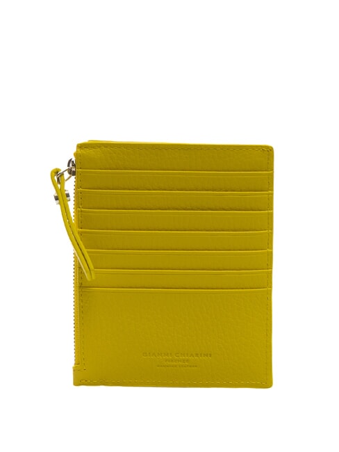 GRAIN Flat leather wallet with zip shake - Women’s Wallets