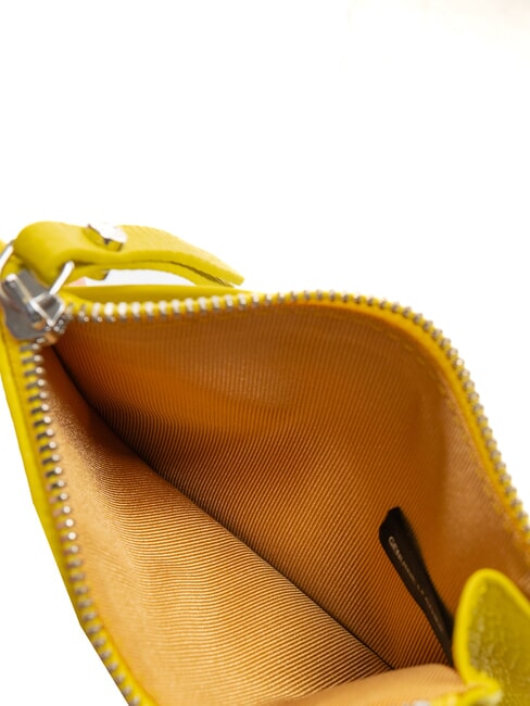 GRAIN Flat leather wallet with zip shake - Women’s Wallets