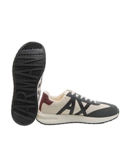 ARMANI EXCHANGE A|X LOGO Sneakers off white + dark grey - Men’s shoes - 6