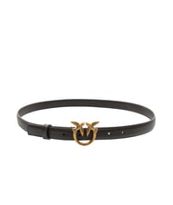 PINKO LOVE BERRY Leather belt moro-antique gold - Belts - 2