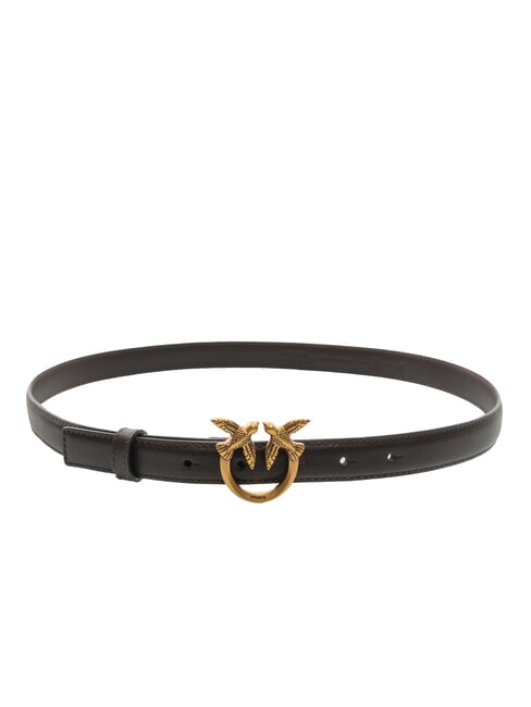 LOVE BERRY Leather belt moro-antique gold - Belts